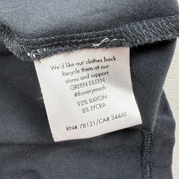 Eileen Fisher Women's Swing Stretch Knit Dress Large Charcoal Gray - Picture 11 of 13